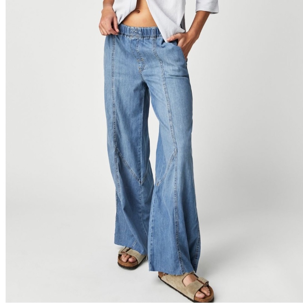 We the free easy street pull on jeans xs NWT